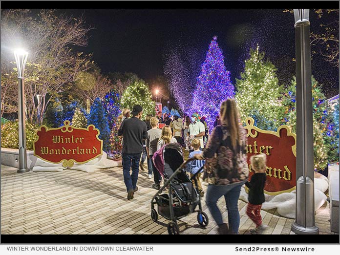 Join the Magical Holiday Season in Clearwater for the 28th Year, complete with Santa, rides, elves, and SNOW